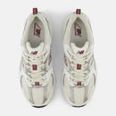 New Balance 530 Sea Salt White Mercury Red