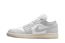 Tênis Air Jordan 1 Low Neutral Grey Coconut Milk Cinza