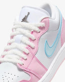 Tênis Air Jordan 1 Low Se Paw Print Pink Foam Rosa