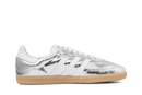 Tênis Adidas Samba OG Silver Metallic Cracked Leather Prateado