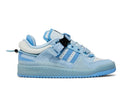 Tênis adidas Forum Buckle Low x Bad Bunny Blue Tint Azul